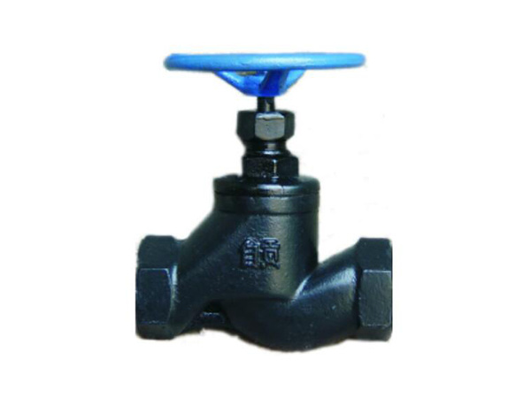 Iron female shut-off valve