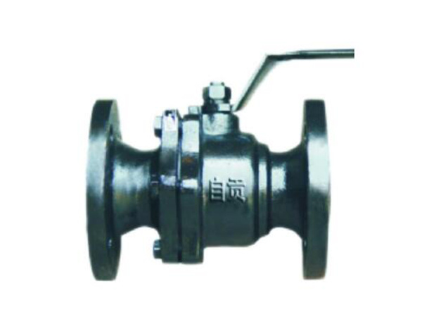 Iron flange floating ball valve